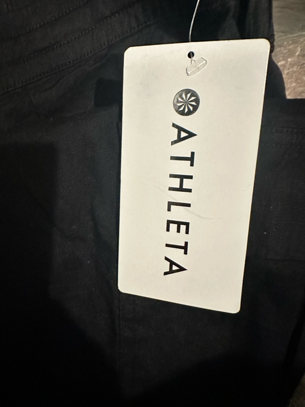 Athleta Paradise Straight Leg Cargo Pants Black Size Medium NWT - Picture 6 of 6